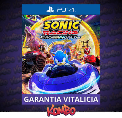 Sonic Racing- CrossWorlds Ps4 Mídia Digital (Primária)
